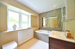 newly renovated bathroom